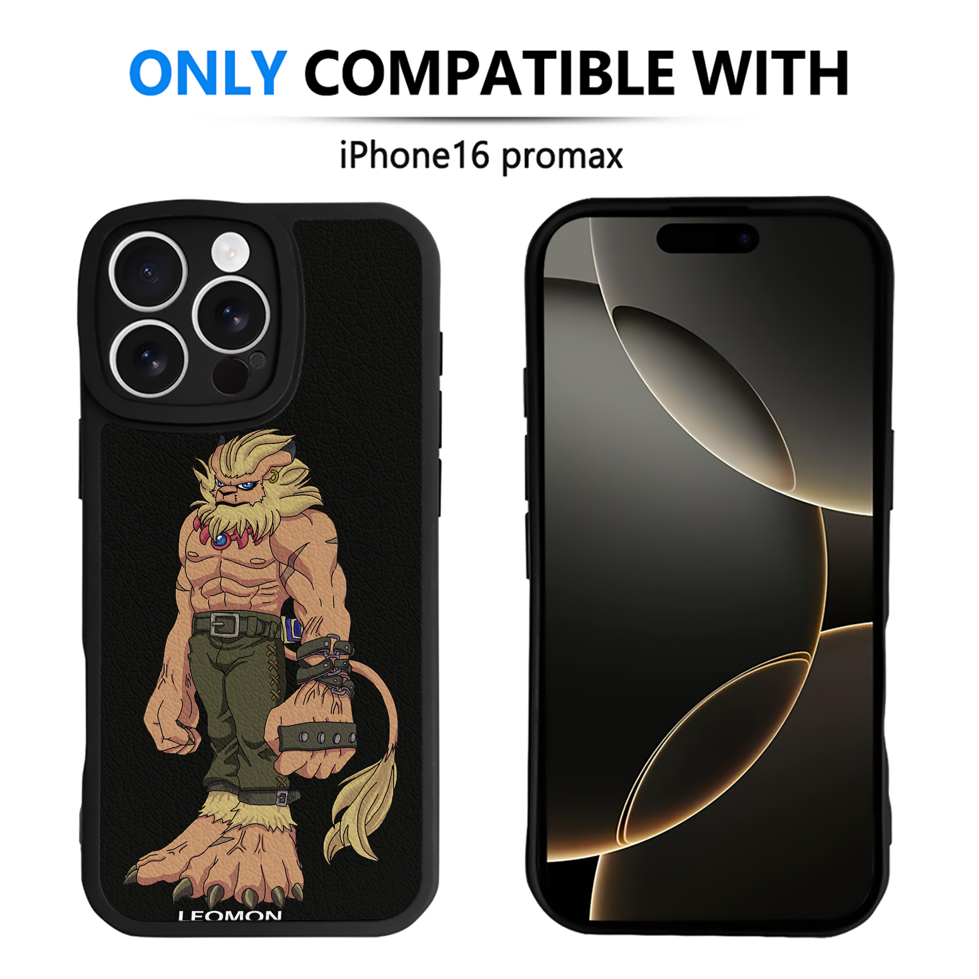 （画像用） Digimon デジタルモンスター/デジモン 【iPhone 16シリーズ対応】シリコンスマホケース（レザー調） 材質：シリコン